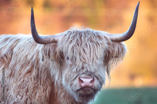 Highland Cow and Autumn Colors