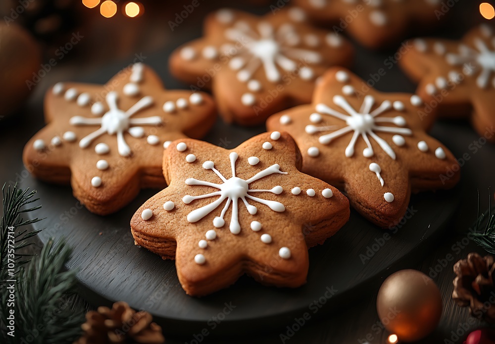 A Group of Freshly Baked Cookies. A Group of Freshly Baked Cookies.