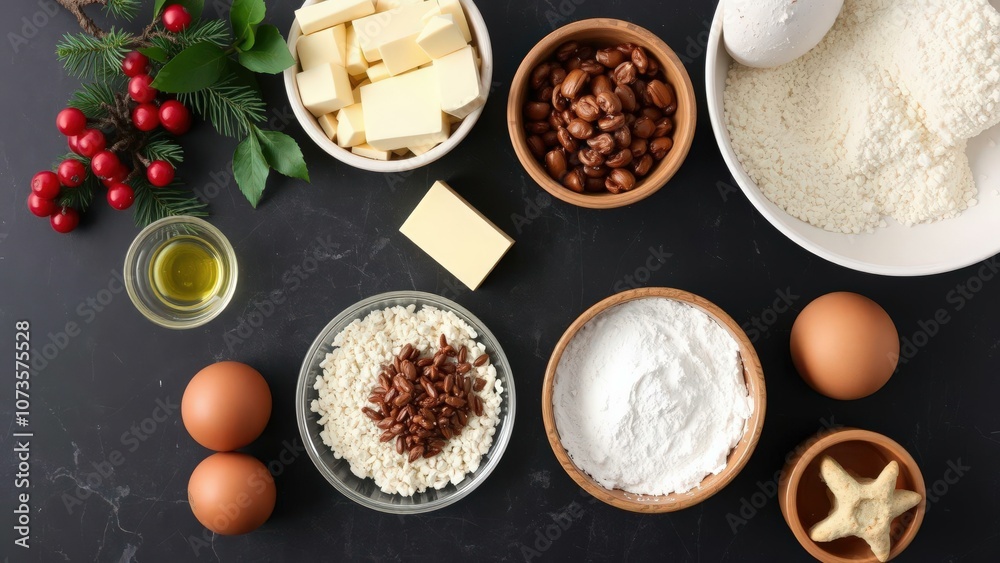 Delightful Holiday Baking Ingredients: Create Festive Treats with Fresh Ingredients for a Warm and Joyful Kitchen Experience Delightful Holiday Baking Ingredients: Create Festive Treats with Fresh Ingredients for a Warm and Joyful Kitchen Experience