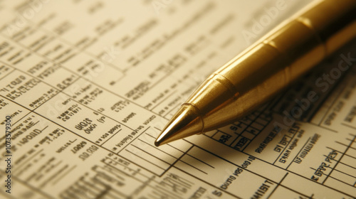 Corporate Balance Sheet with Financing Details Showing Equity,Debt,and Capital Costs