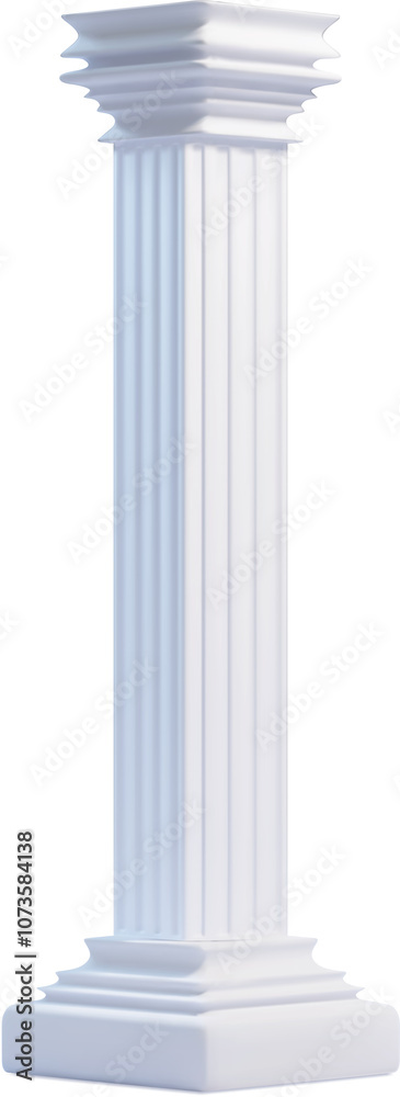Ancient white marble roman column Ancient white marble roman column