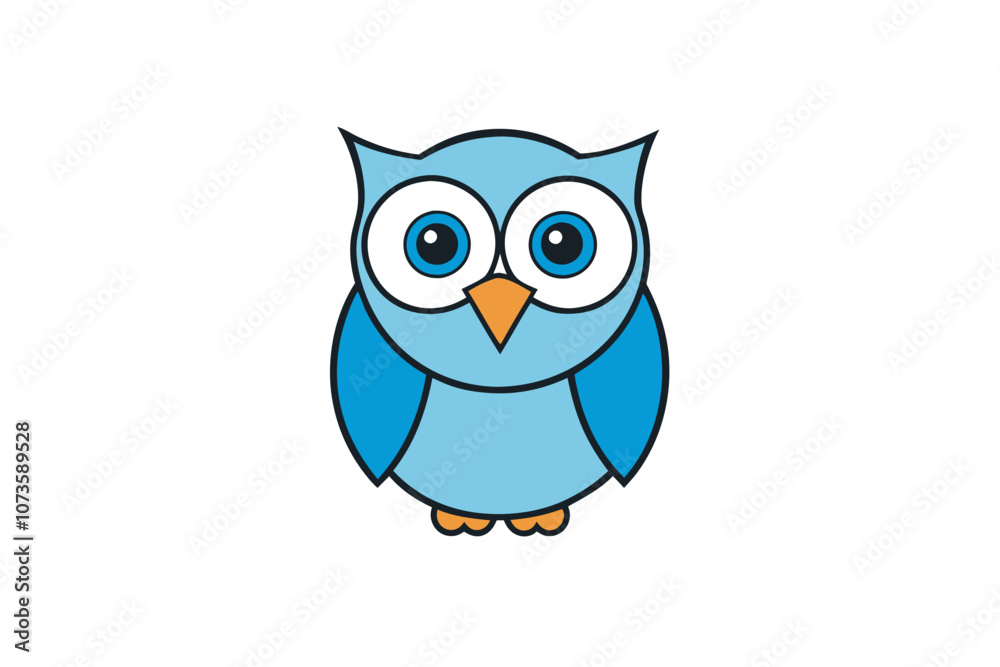 Owl cartoon vector illustration Owl cartoon vector illustration