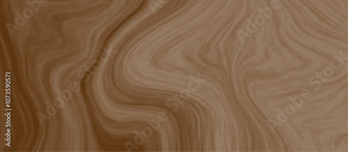 Brown liquid marble pattern texture natural background. Liquify Swirl brown color art. Beautiful drawing with the divorces and wavy lines in gray tones. 