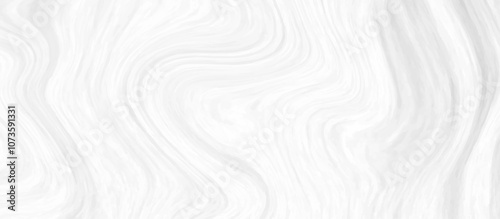 White and grey liquid marble pattern texture natural background.  Liquify Swirl white and gray color art. Beautiful drawing with the divorces and wavy lines in gray tones. 