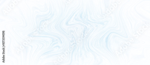 White and blue liquid marble pattern texture natural background.  Liquify Swirl white and blue color art. Beautiful drawing with the divorces and wavy lines in gray tones. 