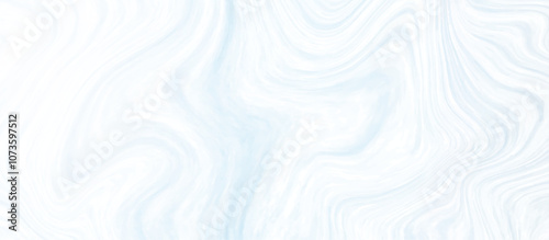 White and blue liquid marble pattern texture natural background.  Liquify Swirl white and blue color art. Beautiful drawing with the divorces and wavy lines in gray tones. 