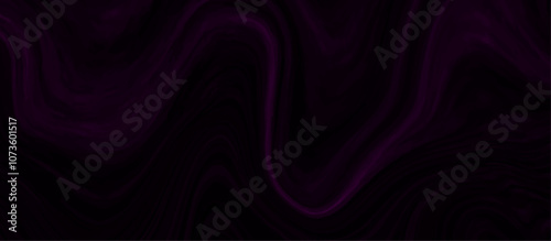 Black and purple liquid marble pattern texture natural background.  Liquify Swirl black and purple  color art. Beautiful drawing with the divorces and wavy lines in gray tones. 