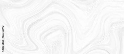 White and grey liquid marble pattern texture natural background.  Liquify Swirl white and gray color art. Beautiful drawing with the divorces and wavy lines in gray tones. 