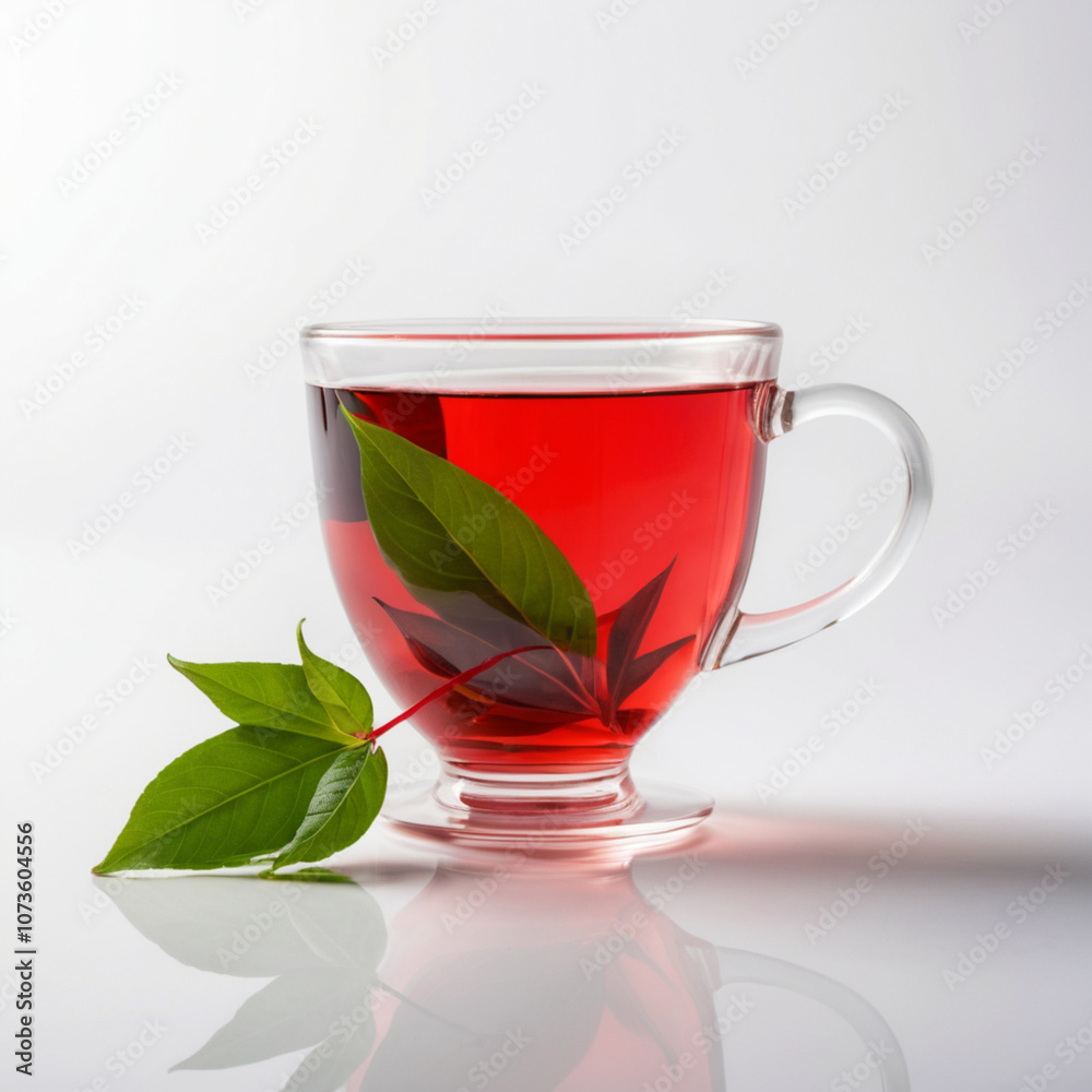 cup of tea with mint