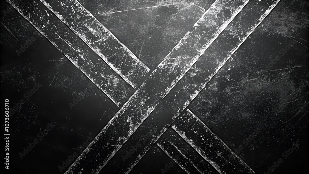 Fototapeta premium Dark Grunge Background with Scratched Texture and Grain Noise Effect