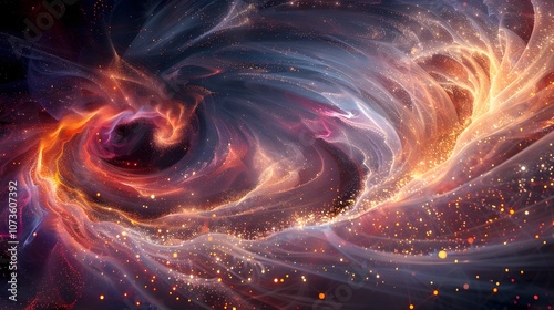 Summer Solstice A Vibrant Swirling Visualization of the Longest Days Energetic Data Points