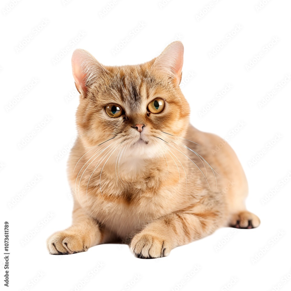 Obraz premium british kitten isolated on white