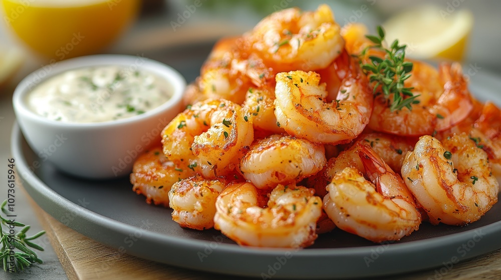 fried shrimp platter with tartar sauce fried shrimp platter with tartar sauce