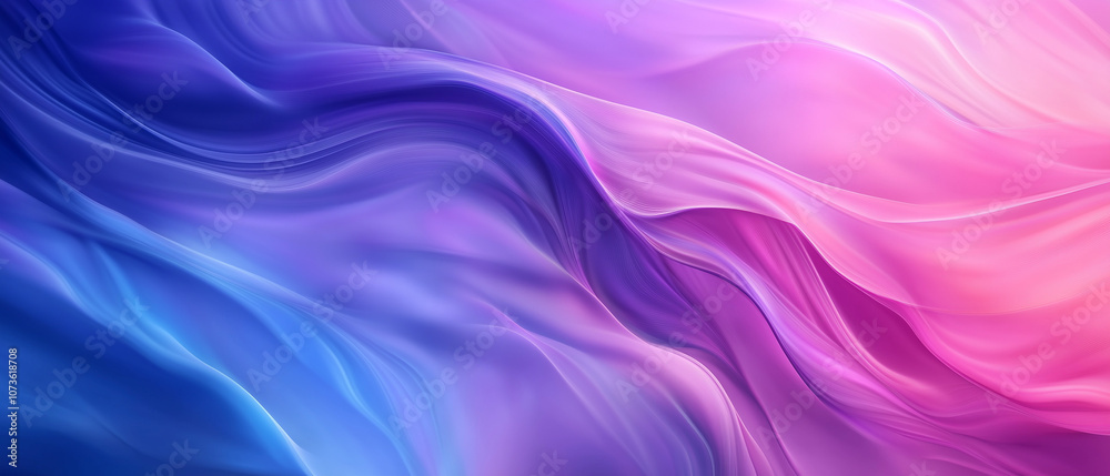 Purple and violet abstract background with waves and neon glow, blurry light lines, gradient background Purple and violet abstract background with waves and neon glow, blurry light lines, gradient background