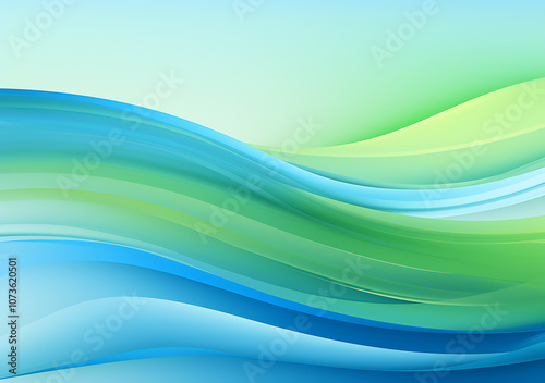 Green and sky blue modern laptop wallpaper abstract background