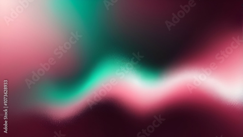 Neon Deep Burgundy, Blush Pink, White glowing gradient background, a soft grainy noise texture with shimmering highlights and Smooth Transitions for a dynamic effect