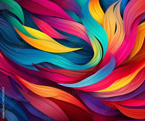 leaf style moderncolorful background 