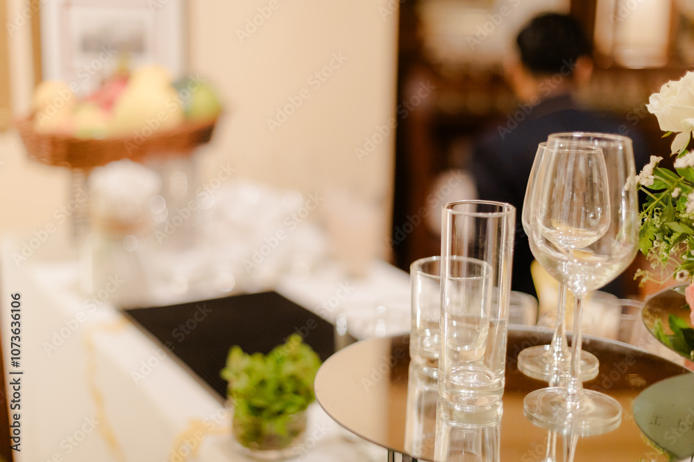 table setting at restaurant table setting at restaurant