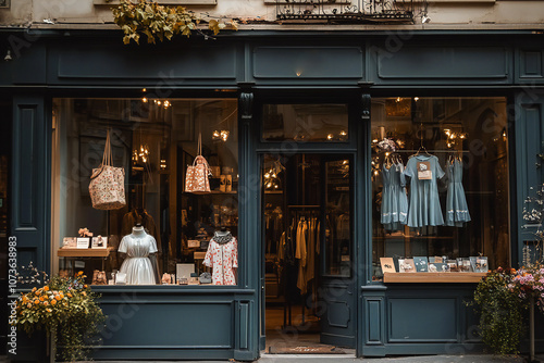 Fototapeta Naklejka Na Ścianę i Meble -  vintage style storefront boutique