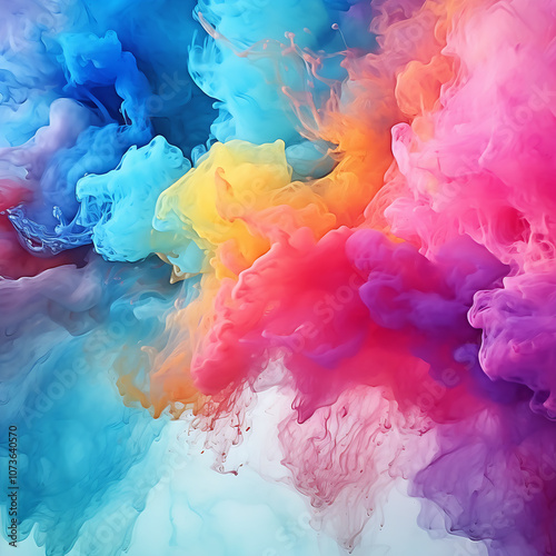 smoky watercolor abstract background for laptop