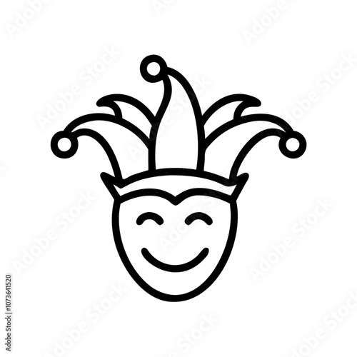 Jester  Black Icon 