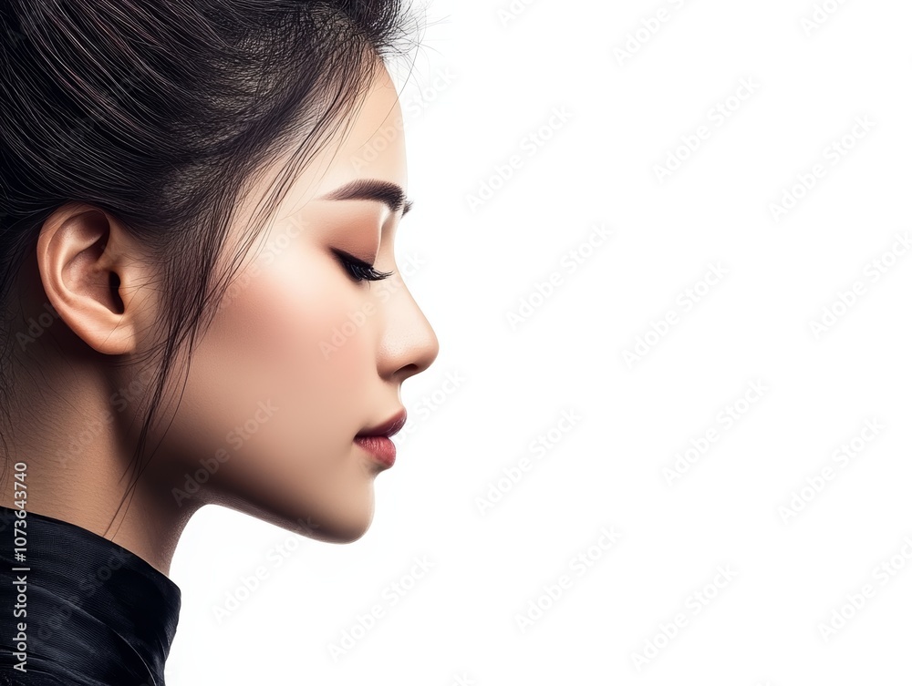 Stylish urban portrait of a woman in chic black jacket. modern fashion photography capturing confidence and timeless elegance. Stylish urban portrait of a woman in chic black jacket. modern fashion photography capturing confidence and timeless elegance.