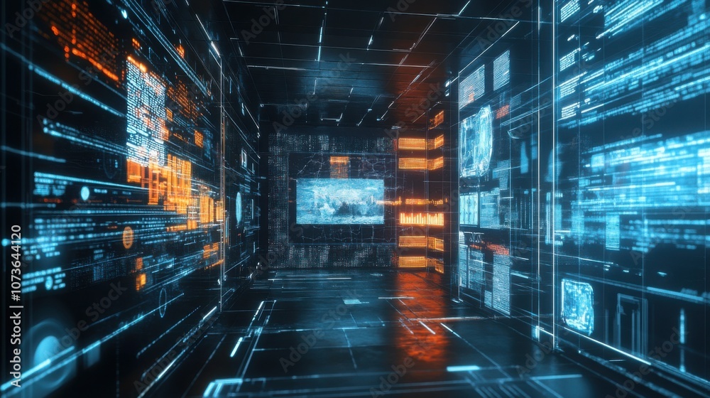 AI-powered virtual classroom with interactive digital content, remote learning technology AI-powered virtual classroom with interactive digital content, remote learning technology