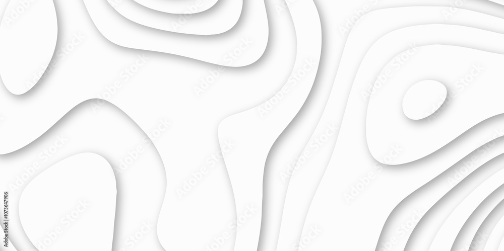 Abstract luxury white modern 3d papercut background. Minimal abstract vector wave carve diamond topography line circle creative topography map circle and wave line smooth multilayer pattern. papercut. Abstract luxury white modern 3d papercut background. Minimal abstract vector wave carve diamond topography line circle creative topography map circle and wave line smooth multilayer pattern. papercut.
