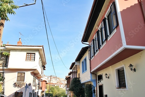 Fotografie Ottoman buildings, Ottoman architecture, Upper Town Ano Poli, Thessaloniki, Gree