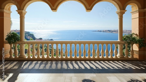 view from the balcony