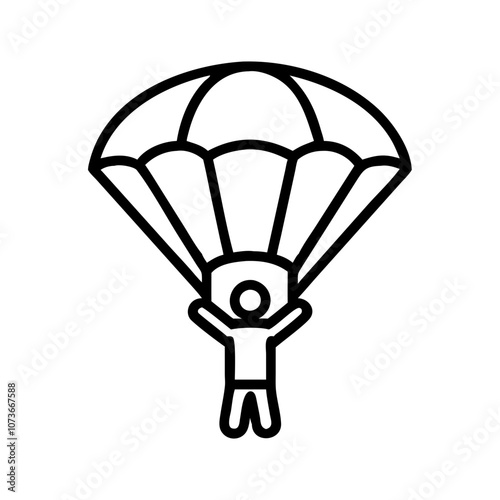 Parachutist Icon