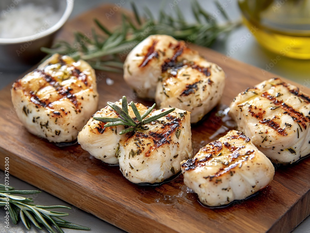 Grilled Chicken Bites with Rosemary and Olive Oil Grilled Chicken Bites with Rosemary and Olive Oil