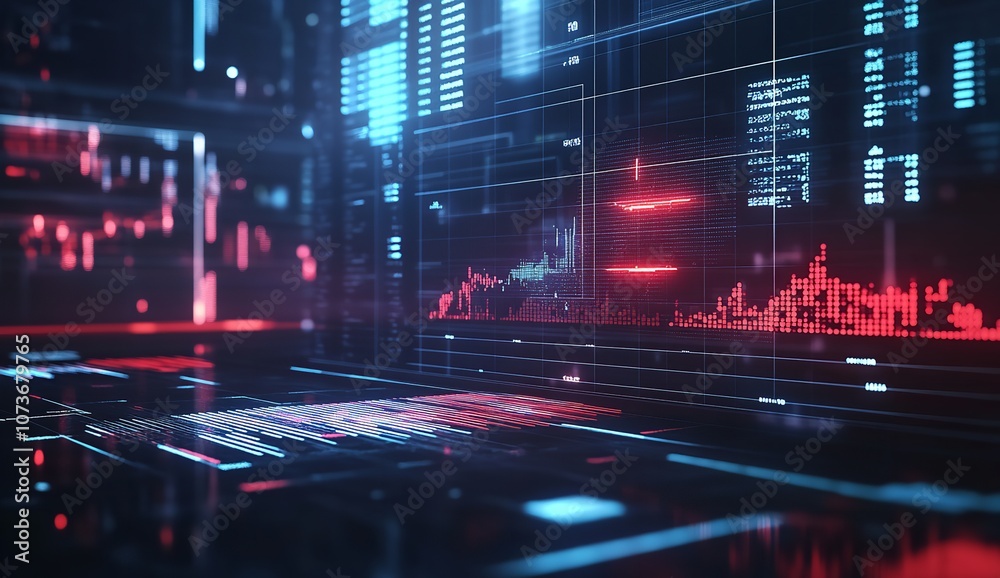 A Stock Market Graph with the American Flag in Red and Blue
A Stock Market Graph with the American Flag in Red and Blue