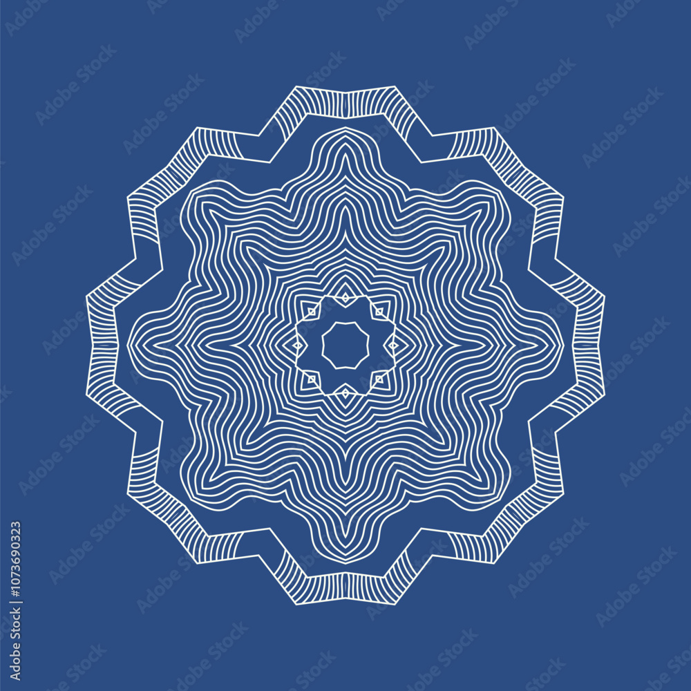 An abstract geometric shape similar to a snowflake. Decorative vector element for graphic design. An abstract geometric shape similar to a snowflake. Decorative vector element for graphic design.
