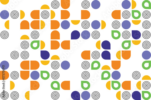 "Vibrant Geometric Vector Patterns Collection"