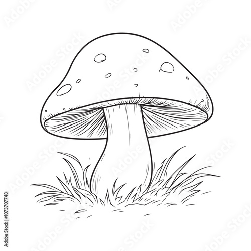 illustration of mushroom