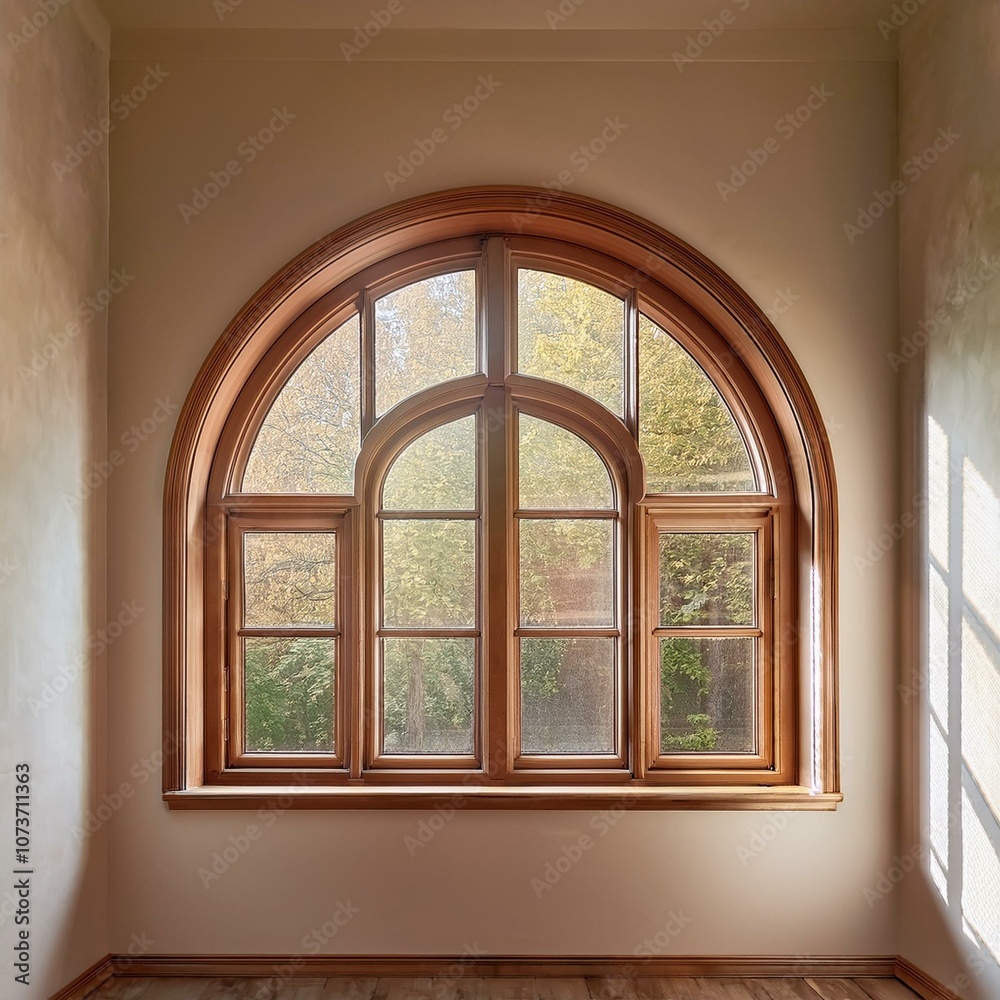 Classic window viewed from the interior Classic window viewed from the interior