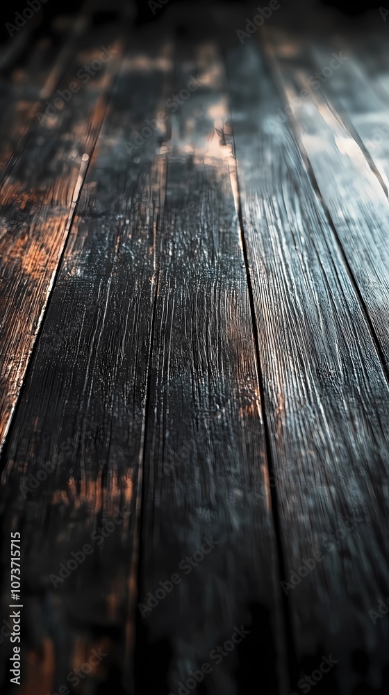 Sunlit wood slats evoke warmth and comfort, with light and shadow interplay perfect for minimalist designs, natural decor, or textured backdrops