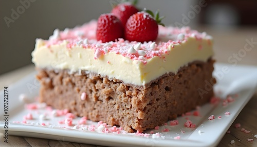 Delicious Lamington Cake with Coconut and Chocolate Glaze