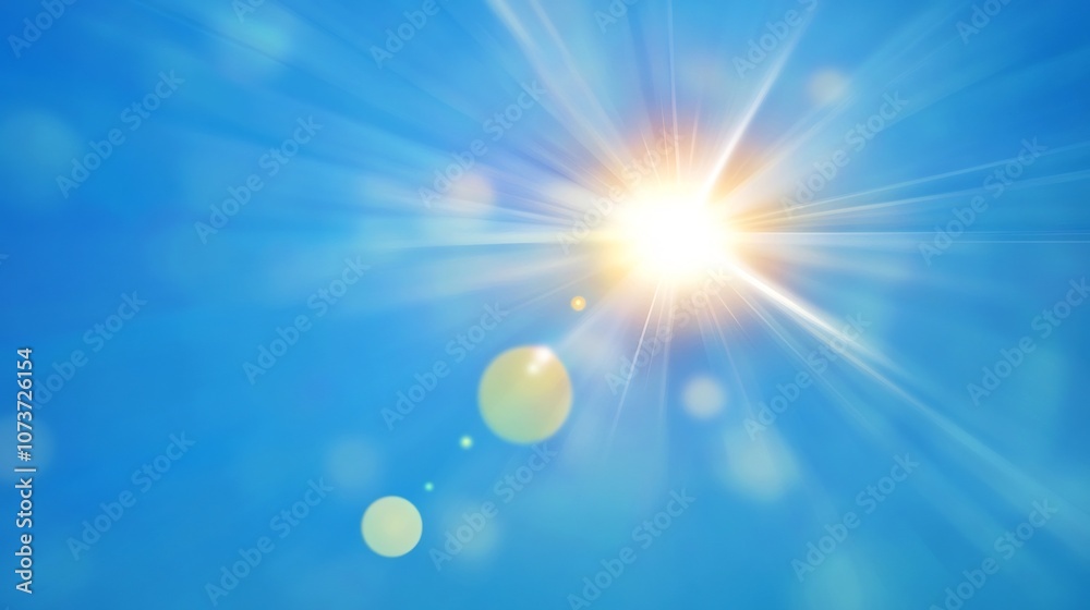 Vibrant Sunlight Burst with Radiant Flare Effect on Transparent Background Vibrant Sunlight Burst with Radiant Flare Effect on Transparent Background