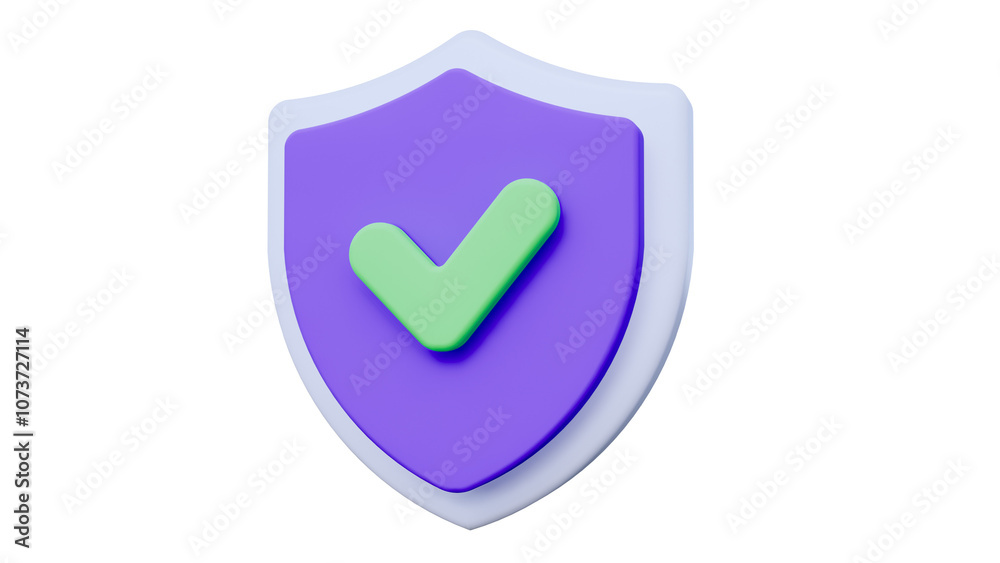 shield security 3D Illustration. Business 3D Icon shield security 3D Illustration. Business 3D Icon