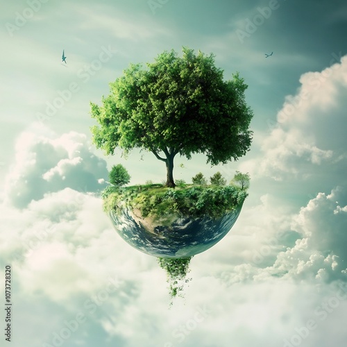 Floating Eco Sphere Sustainable Vision for a Greener Future