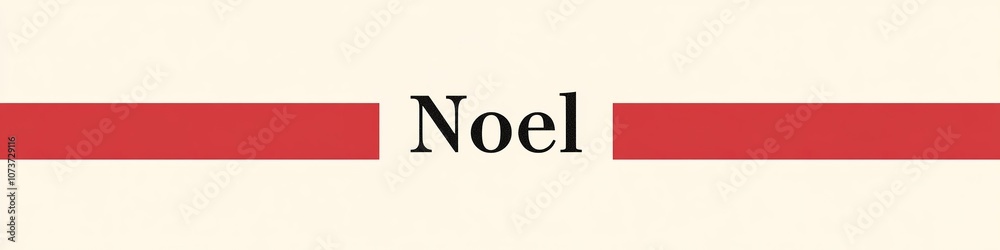 Minimalist Christmas banner with 