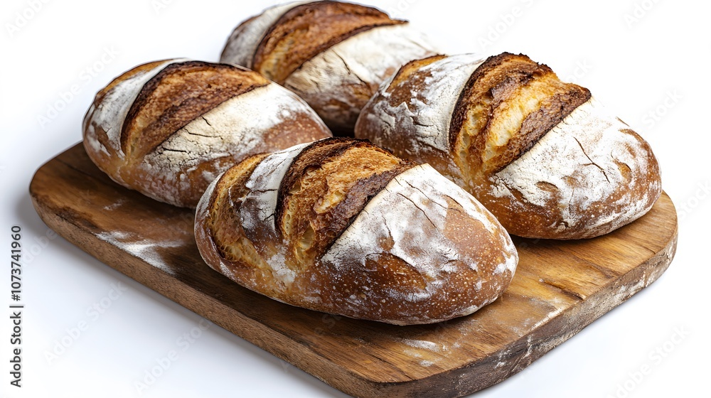 Food on White Background, French Bread, Photo Realistic, Wallpaper, Cover and Screen for Smartphone, PC, Laptop, 9:16 and 16:9 Format Food on White Background, French Bread, Photo Realistic, Wallpaper, Cover and Screen for Smartphone, PC, Laptop, 9:16 and 16:9 Format