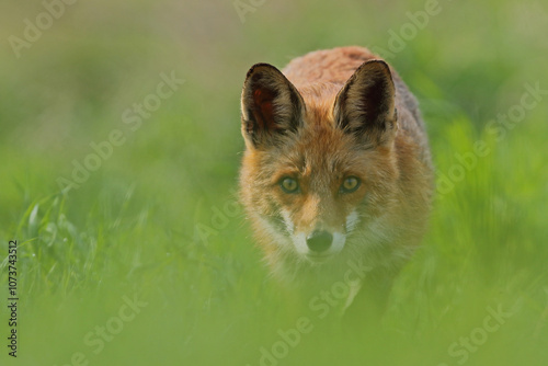 Obraz na płótnie Lis rudy, lis pospolity (Vulpes vulpes) w salonie