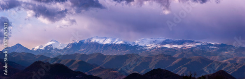 El Taga, Ripollés, panorámica, Serra Caballera 