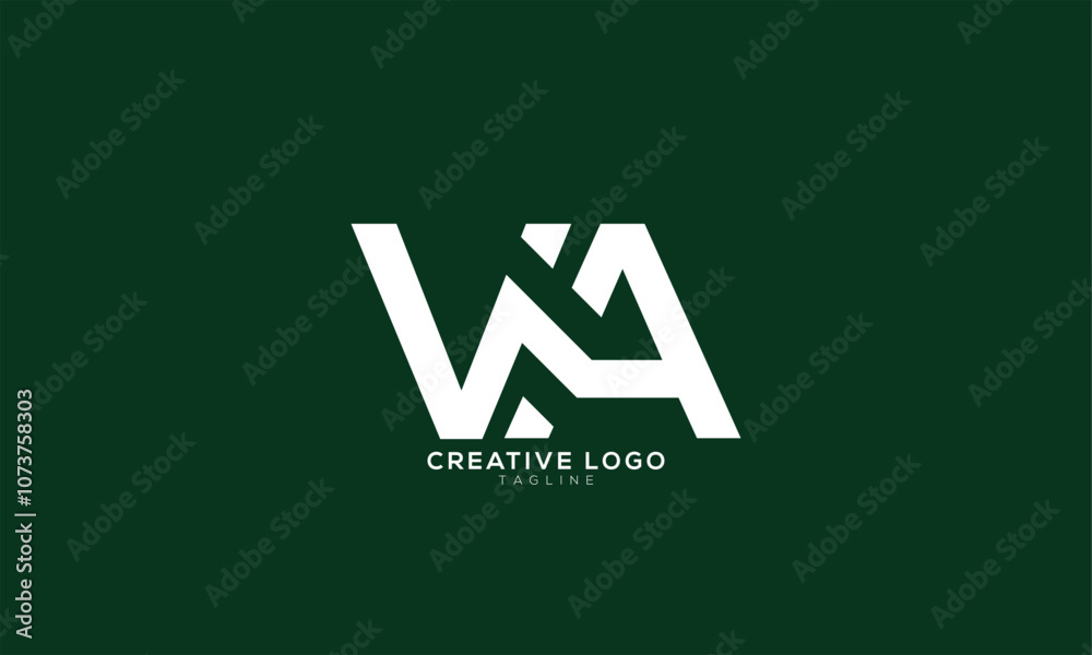 VA VHA Abstract initial monogram letter alphabet logo design VA VHA Abstract initial monogram letter alphabet logo design