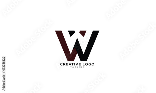 Free Download VV WV VW  Abstract initial monogram letter alphabet logo design - GFXLoad