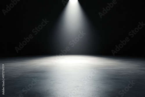 Illuminate your space with stunning spotlight effects on a reflective floor