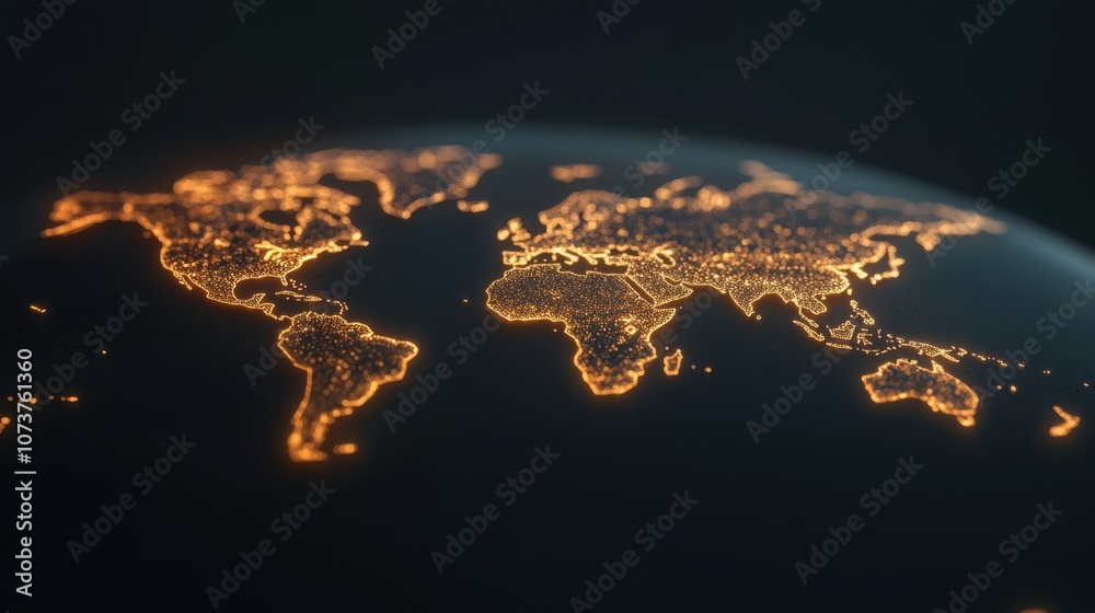 Explore the fascinating connections of global cities through illuminated map visualizations Explore the fascinating connections of global cities through illuminated map visualizations